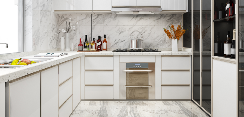 Cleaned Kitchen Space